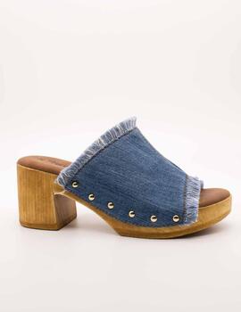 Zueco Tamaris 127271-30 - 813 Denim Jeans de Mujer