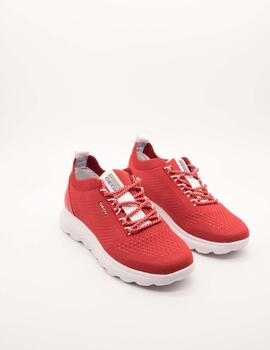 Deportivo Geox  D15NUA Spherica Red de Mujer