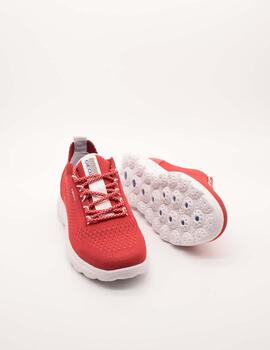 Deportivo Geox  D15NUA Spherica Red de Mujer