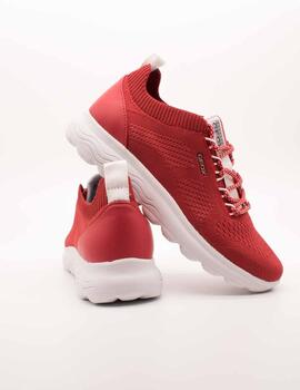 Deportivo Geox  D15NUA Spherica Red de Mujer