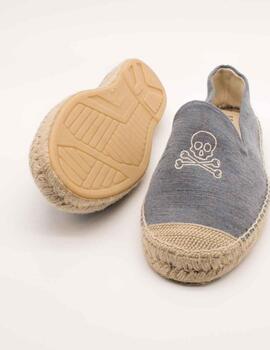 Alpargata Scalpers Skull Blue de Hombre