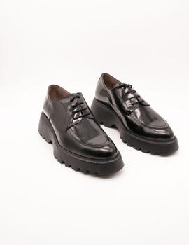 Zapato Wonders  C-7201 Regata Negro de Mujer