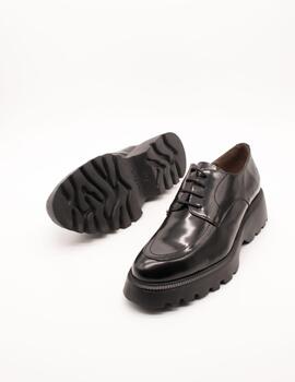 Zapato Wonders  C-7201 Regata Negro de Mujer