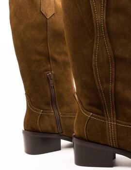 Bota Wonders H-5420 Luxe Capuccino de Mujer