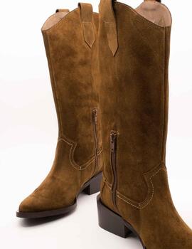 Bota Wonders H-5420 Luxe Capuccino de Mujer