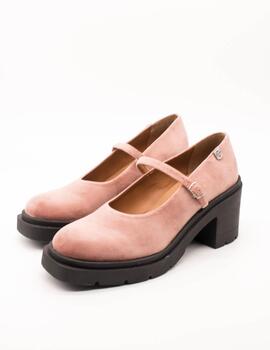 Zapato Popa Wendy Terciopelo Rosa Sisi de Mujer