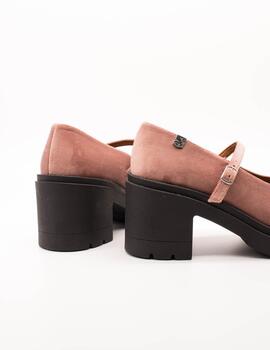 Zapato Popa Wendy Terciopelo Rosa Sisi de Mujer