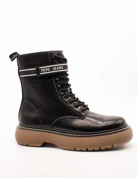 Botín  Pepe Jeans PLS50503-999 Yoko Fact Black de Mujer