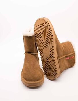 Botín Pepe Jeans PLS50500-859 Diss Fresh Tobac de Mujer