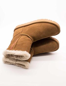 Botín Pepe Jeans PLS50500-859 Diss Fresh Tobac de Mujer