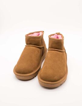 Botín Pepe Jeans PLS50509-859 Diss Funny Tobac de Mujer