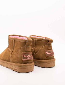 Botín Pepe Jeans PLS50509-859 Diss Funny Tobac de Mujer