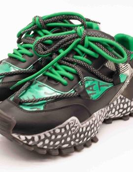 Deportivo Exé XY-2204 Leather Black de Mujer
