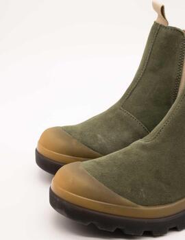 Botín Panchic P03W002-34U007 Beatle Boot Green de Mujer