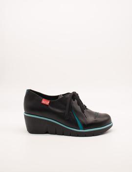 Zapato clamp 25baseva blk blue de mujer.