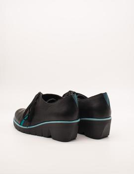 Zapato clamp 25baseva blk blue de mujer.