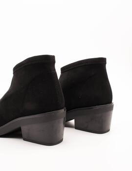 Botín Miss Elastic West Eco 077540-AE Negro de Mujer