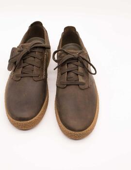 Zapato Clarks 26174537 Streethill Lace Dark Olive de Hombre