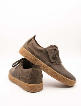 Zapato Clarks 26174537 Streethill Lace Dark Olive de Hombre
