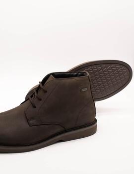 Botín Clarks 26161307 Atticus GTX Dark Brown de Hombre