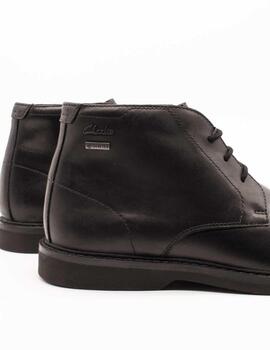 Botín Clarks 26161365 Atticus GTX Black de Hombre