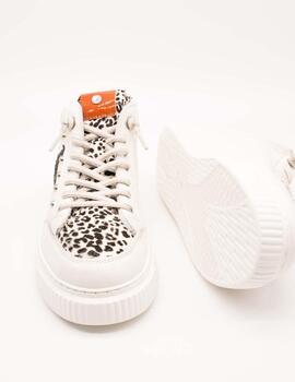 Deportivo Cetti C-1333 Fantasy Blanco-Leo Tachas de Mujer