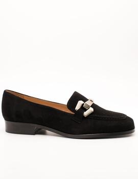 Zapato Dansi 5741 Ante Negro de Mujer