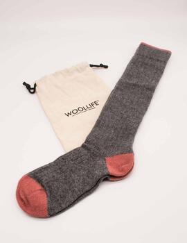 Calcetín Woollife Nube Gris