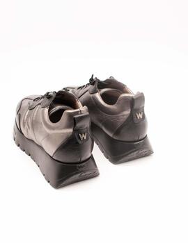 Deportivo Wonders A-2450 Wild Glow Negro de Mujer