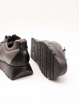 Deportivo Wonders A-2450 Wild Glow Negro de Mujer