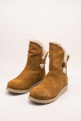 Botín Skechers 49811 TAN de mujer.