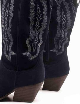 Bota BeFree TY2211-03 Suede Blue de Mujer