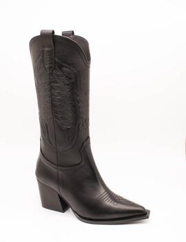 Bota Vienty 11620 -18 Given Napa Negro de Mujer