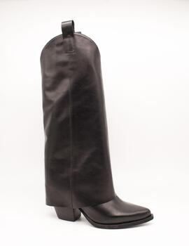 Bota Ovyé S07020VITNE-Nero Stivale Negro de Mujer