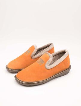 Zapatilla Nordikas 305-O/4 Afelpado Naranja de Mujer