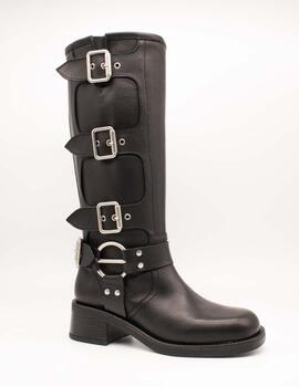 Bota Vienty 13371 Buker Negro de Mujer