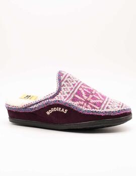 Zapatilla Nordikas 1502 Teide Morado de Mujer