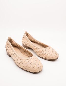 Bailarina Carmela 161662-01 Piel Beige de Mujer