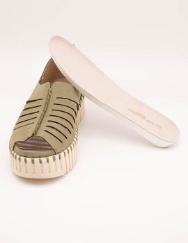 Sandalia Ilse Jacobsen TULIP9376-410 Army de Mujer