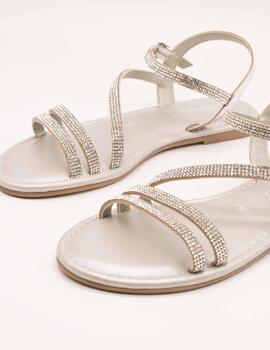 Sandalia Tamaris 28113-42-919 Silver Glam de Mujer