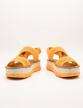 Sandalia Camper K201544-008 Oruga Naranja de Mujer