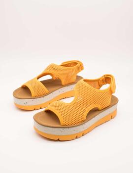 Sandalia Camper K201544-008 Oruga Naranja de Mujer