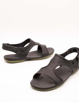 Sandalia Camper K201645-003 Right Negro de Mujer