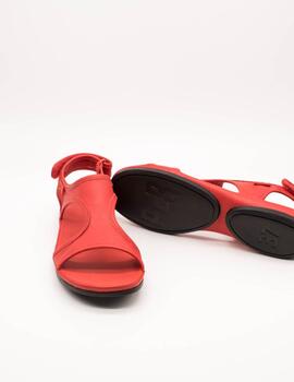 Sandalia Camper K201645-004 Right Rojo de Mujer