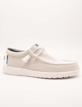 Deportivo Hey Dude Wally Sport Mesh White de Hombre