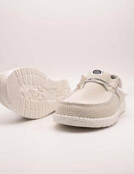 Deportivo Hey Dude Wally Sport Mesh White de Hombre