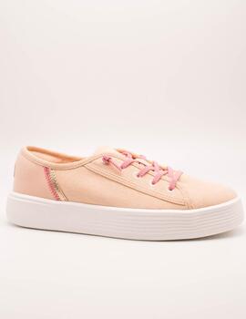 Deportivo Hey Dude Cody Heathered Knit Mesh Pink de Mujer