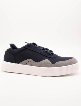 Deportivo Hey Dude Hudson Canvas Navy-Grey de Hombre