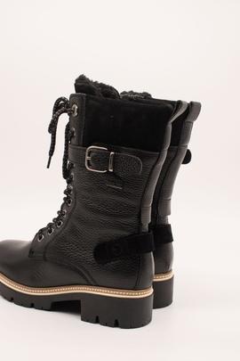 Botin Tamaris 26265 black combi duo-tex de mujer.