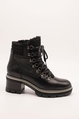 Botin Tamaris 26266 black leather tex de mujer.